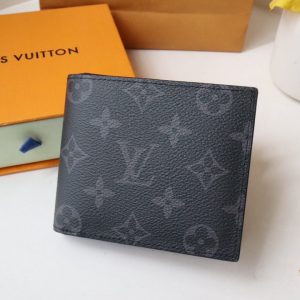 LV M60053 Amerigo Wallet Gray Monogram Canvas 224129