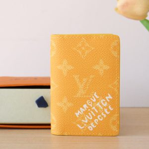 LV Pocket Organizer Monogram Heritage Canvas