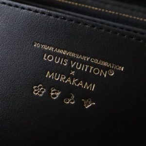 LV × TM Zippy Wallet 19.5cm Multicolor Monogram Embossed Lambskin GHW
