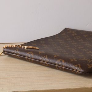 LV Pochette Clés 33cm Brown Monogram Canvas GHW