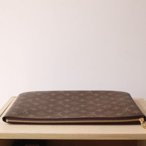 LV Pochette Clés 33cm Brown Monogram Canvas GHW
