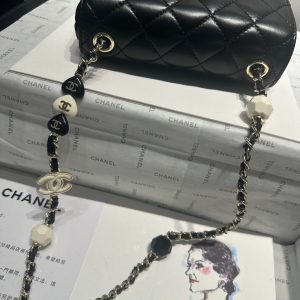 img_9610f411_20231211_i1702286249_321_3_jpg 23P Flap Bag 16cm Black Calfskin Siver Hardware