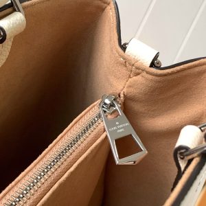 LV Marelle 30cm Tote Bag White mix Brown Epi grain leather 241070
