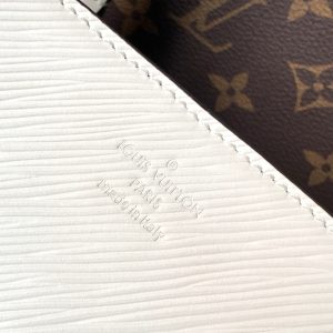 LV Marelle 30cm Tote Bag White mix Brown Epi grain leather 241070