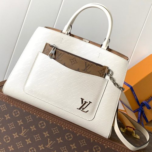 img_a3cc9079_20241114_i1731579407_8130_4.jpg_1 LV Marelle 30cm Tote Bag White mix Brown Epi grain leather 241070