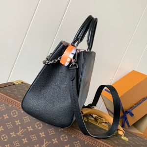 LV Marelle 30cm Tote Bag Black mix White Epi grain leather 241074
