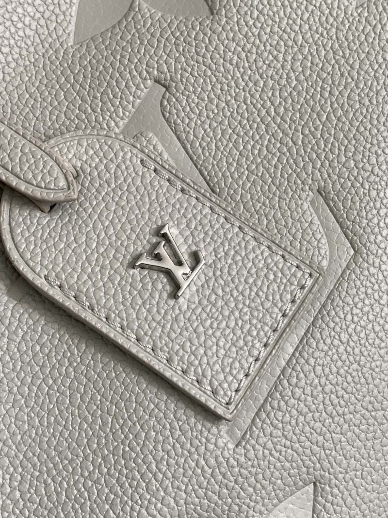 LV Carryall Bag White Monogram Empreinte Leather 251791