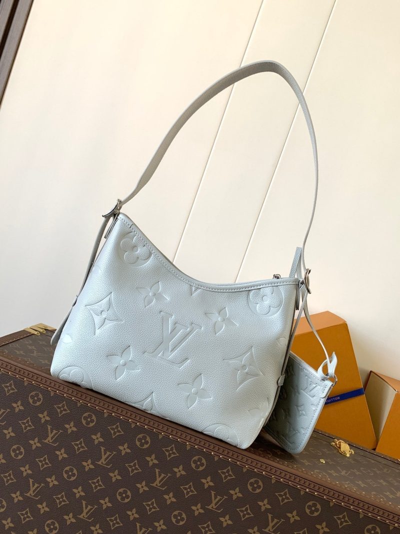 LV Carryall Bag White Monogram Empreinte Leather 251791