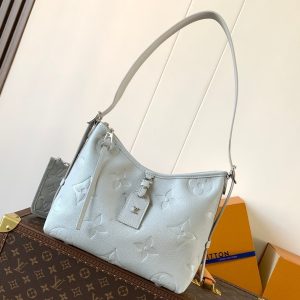 LV Carryall Bag White Monogram Empreinte Leather 251791