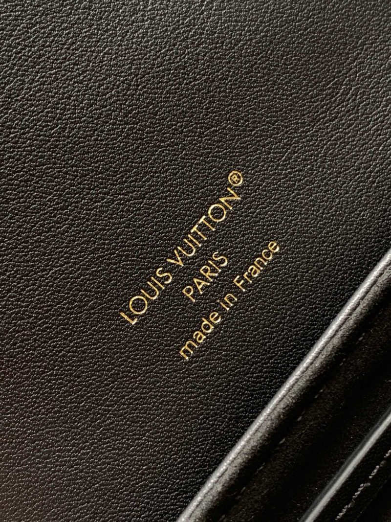 LV Coussin 26cm Backpack Black Gold Leather 252649