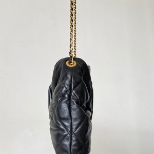 CC 25 AW Mini Bow Bag 26.5cm Black Shiny Lambskin