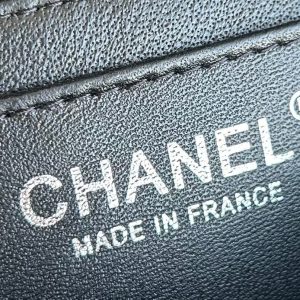 MINI FLAP BAG 20 IN LIGHT GRAY TWEED SILVER HARDWARE