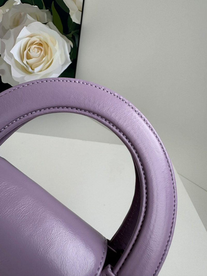 cc 24a nano 19cm kelly shopper bag violet lambskin