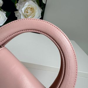 cc 24a nano 19cm kelly shopper bag pastel pink lambskin