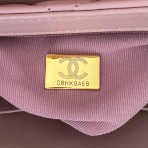 cc 24a nano 19cm kelly shopper bag pastel pink lambskin