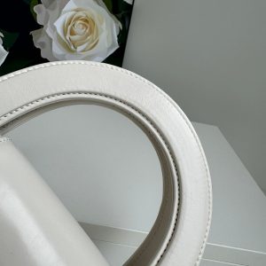 cc 24a nano 19cm kelly shopper bag pastel white lambskin