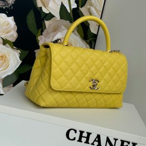 img_b5cc9469_20240604_i1717485087_7949_4_jpg coco handle medium 29cm yellow quilted caviar leather gold hardware