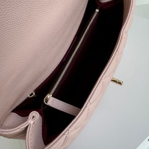 img_b5cc9469_20240806_i1722935763_6995_4.jpg_1 coco handle medium 29cm pastel pink red quilted caviar leather gold hardware