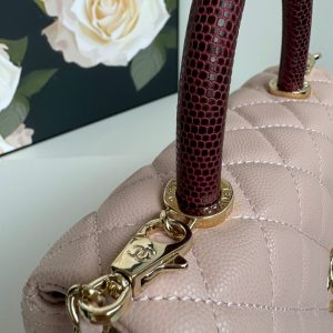 img_b5cc9469_20240806_i1722935803_538_0_jpg coco handle flap bag 24cm pastel pink red quilted caviar leather