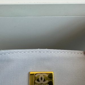 CC 23C Small Hobo Bag 21.5 Cloud Blue Lambskin Gold Hardware