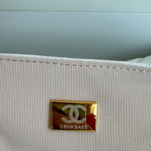 CC 23C Small Hobo Bag 21.5 Light Cloud Blue Lambskin Gold Hardware