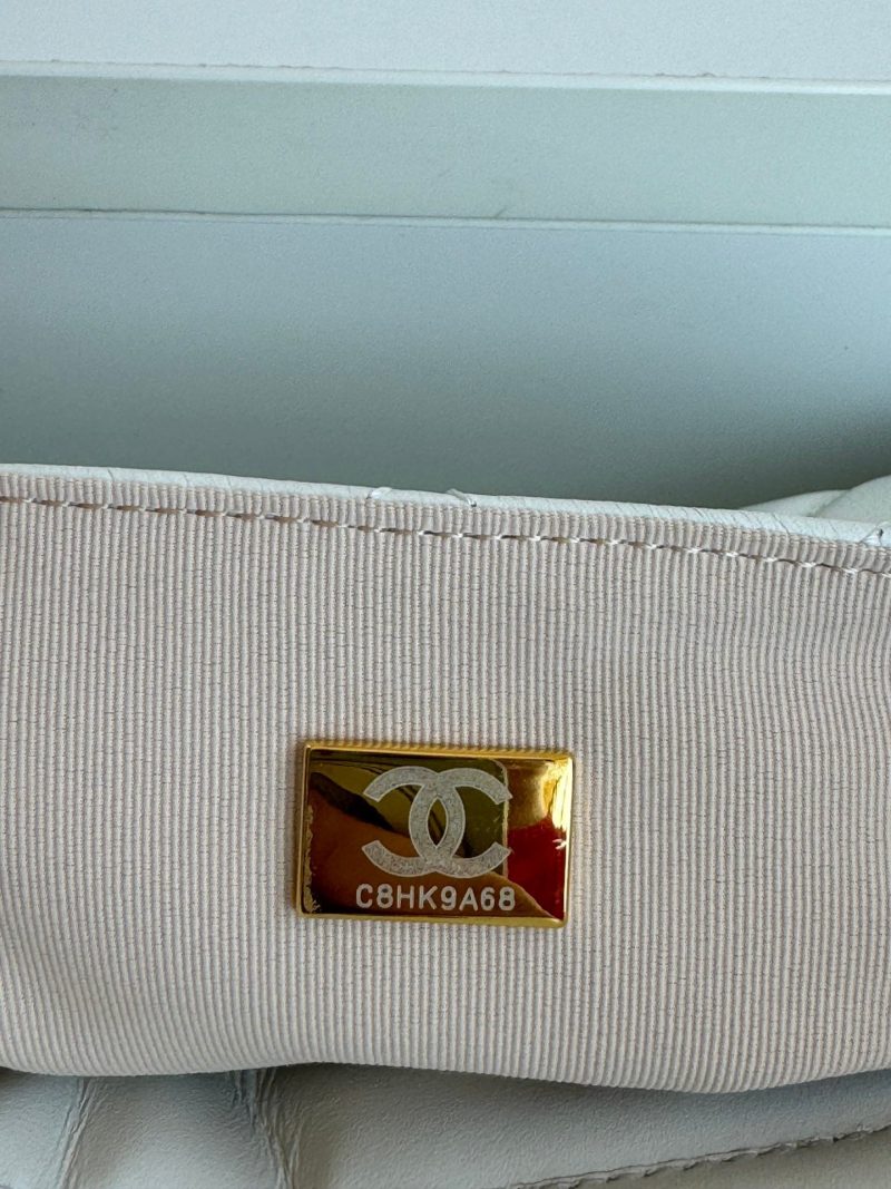 CC 23C Small Hobo Bag 21.5 Light Cloud Blue Lambskin Gold Hardware