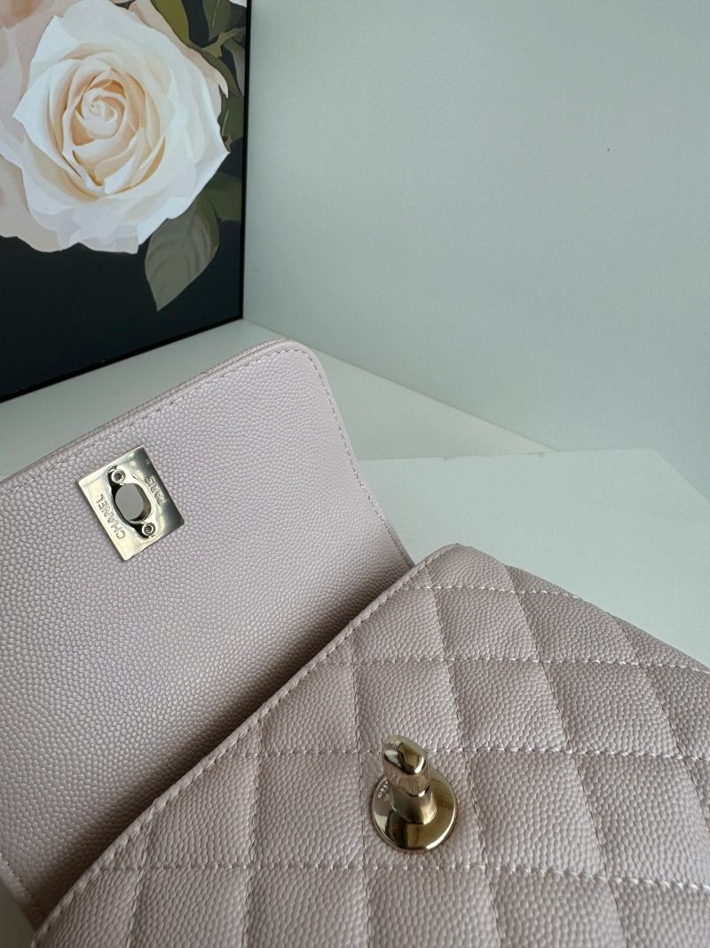 img_b5cc9469_20241020_i1729412577_1497_4_jpg CC 24K Coco Handle Nano 14.5cm Light Pink Grained Calfskin Gold Hardware