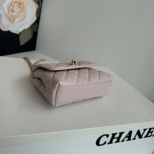 img_b5cc9469_20241020_i1729412577_6330_5_jpg CC 24K Coco Handle Nano 14.5cm Light Pink Grained Calfskin Gold Hardware