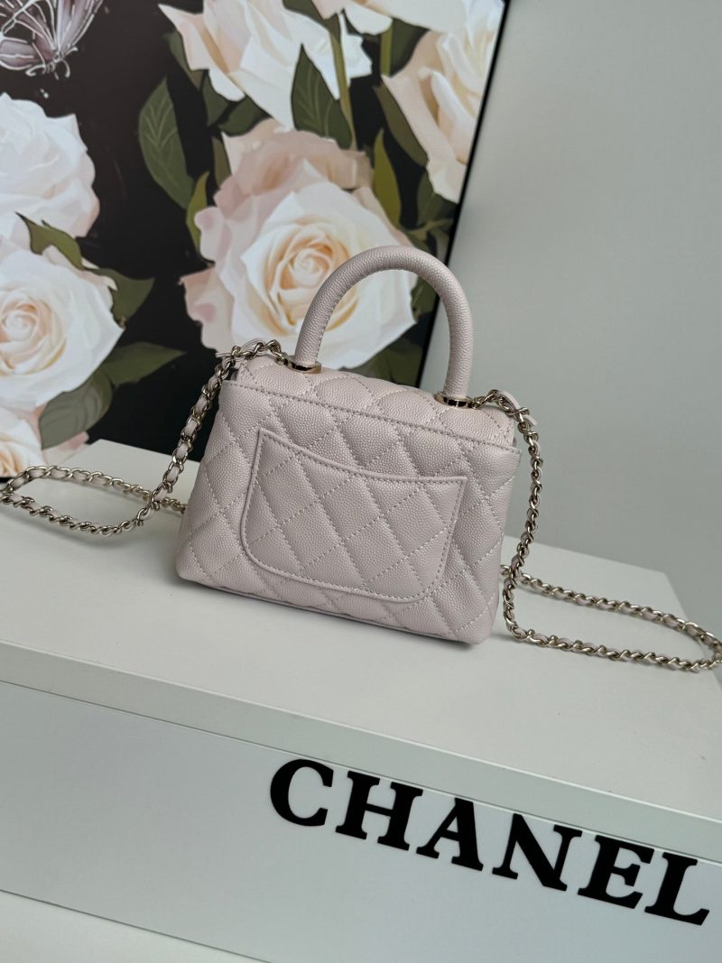 img_b5cc9469_20241020_i1729412577_8081_7_jpg CC 24K Coco Handle Nano 14.5cm Light Pink Grained Calfskin Gold Hardware