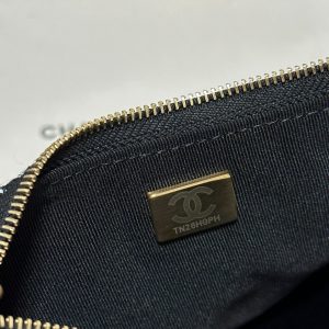 HOBO BAG 23 IN BLACK MIX WHITE TWEED GOLD HARDWARE