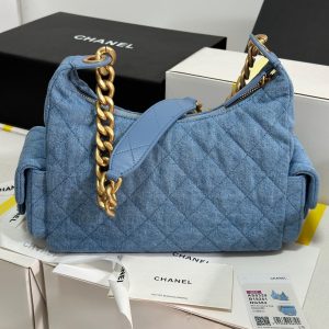 img_b885826e_20250112_i1736659380320_4946_0_8_jpg CC 25C Hobo 31cm Baby Blue Demin Gold Hardware 243565