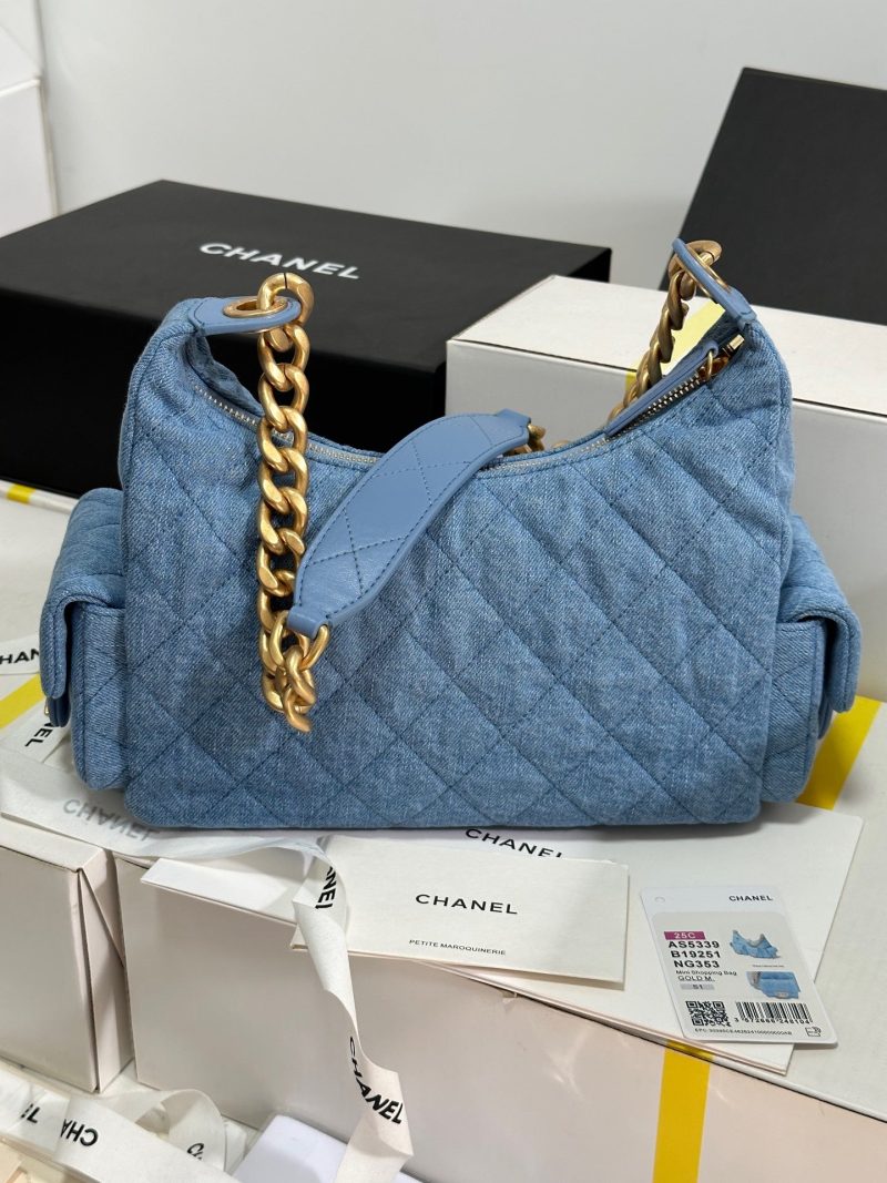 img_b885826e_20250112_i1736659380320_4946_0_8_jpg CC 25C Hobo 31cm Baby Blue Demin Gold Hardware 243565
