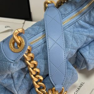 img_b885826e_20250112_i1736659380574_7361_0_4_jpg CC 25C Hobo 31cm Baby Blue Demin Gold Hardware 243565