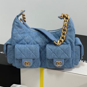 img_b885826e_20250112_i1736659479732_148_0_0.jpg_1 CC 25C Hobo 35cm Baby Blue Demin Gold Hardware 243567