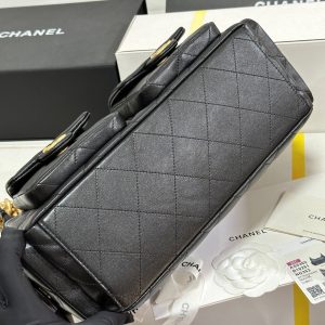 CC 25C Hobo 35cm Black Lambskin Gold Hardware 243536