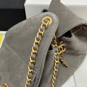 CC 25C Hobo Bag 30cm Grey Suede