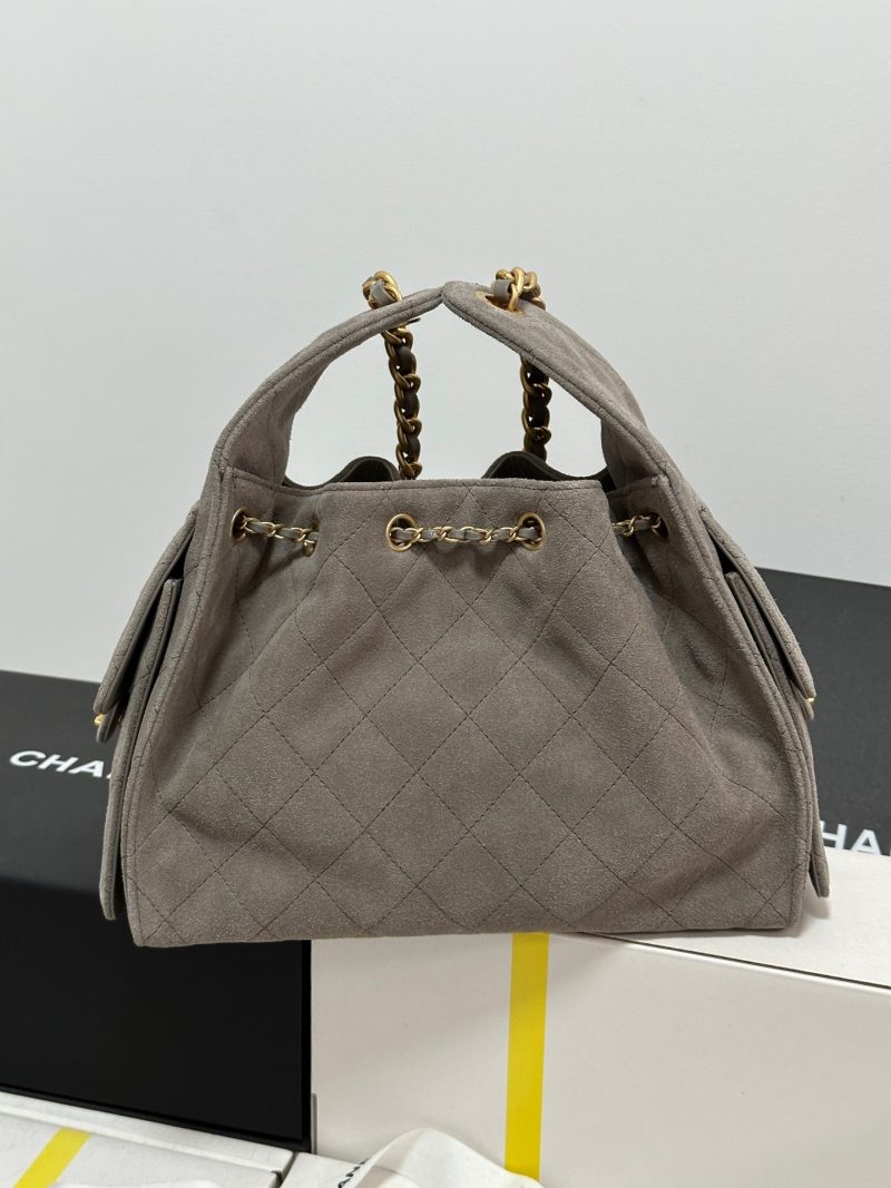 CC 25C Hobo Bag 30cm Grey Suede