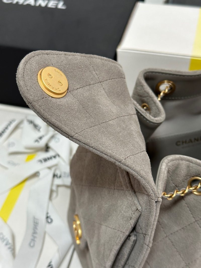 CC 25C Hobo Bag 30cm Grey Suede