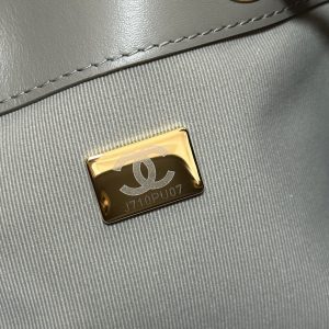 CC 25C Hobo Bags 30cm Warm Grey Suede 243557