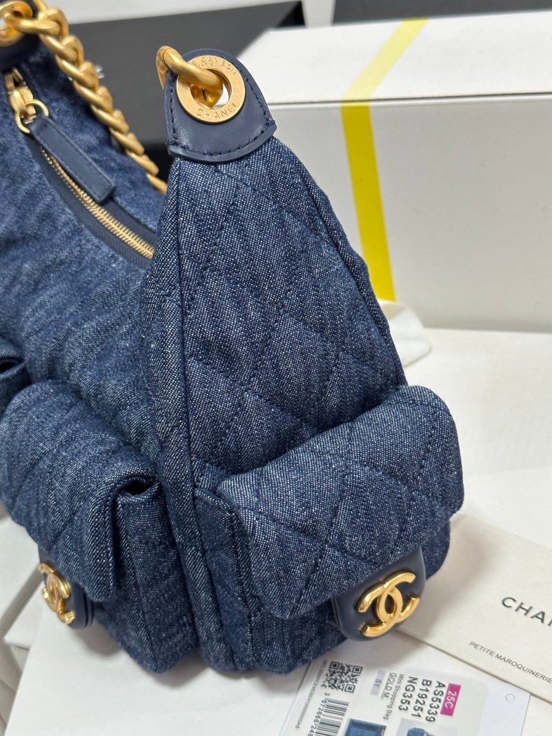 CC 25C Hobo 31cm Space Demin Gold Hardware 243575