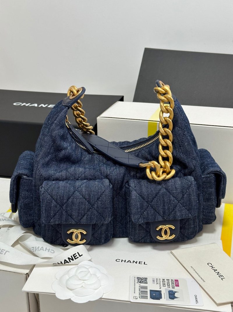 CC 25C Hobo 31cm Space Demin Gold Hardware 243575