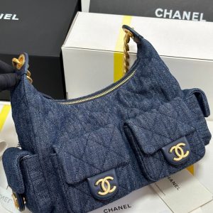 CC 25C Hobo 35cm Space Demin Gold Hardware 243577