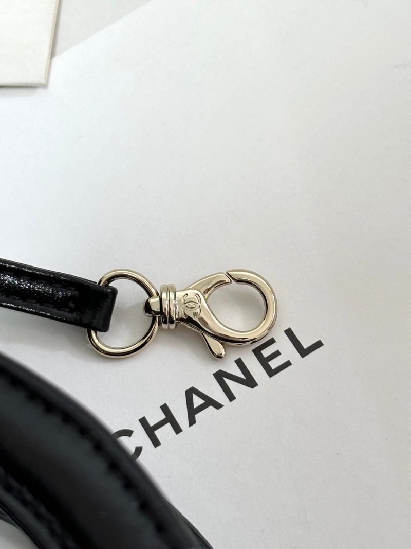 CC 25P Mini 31 Bag Black Waxed Sheepskin Gold Hardware 243582