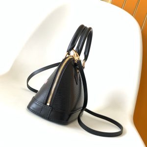 LV x TM Alma BB M13670 Handbag 23.5cm Black Epi Grained Cowhide