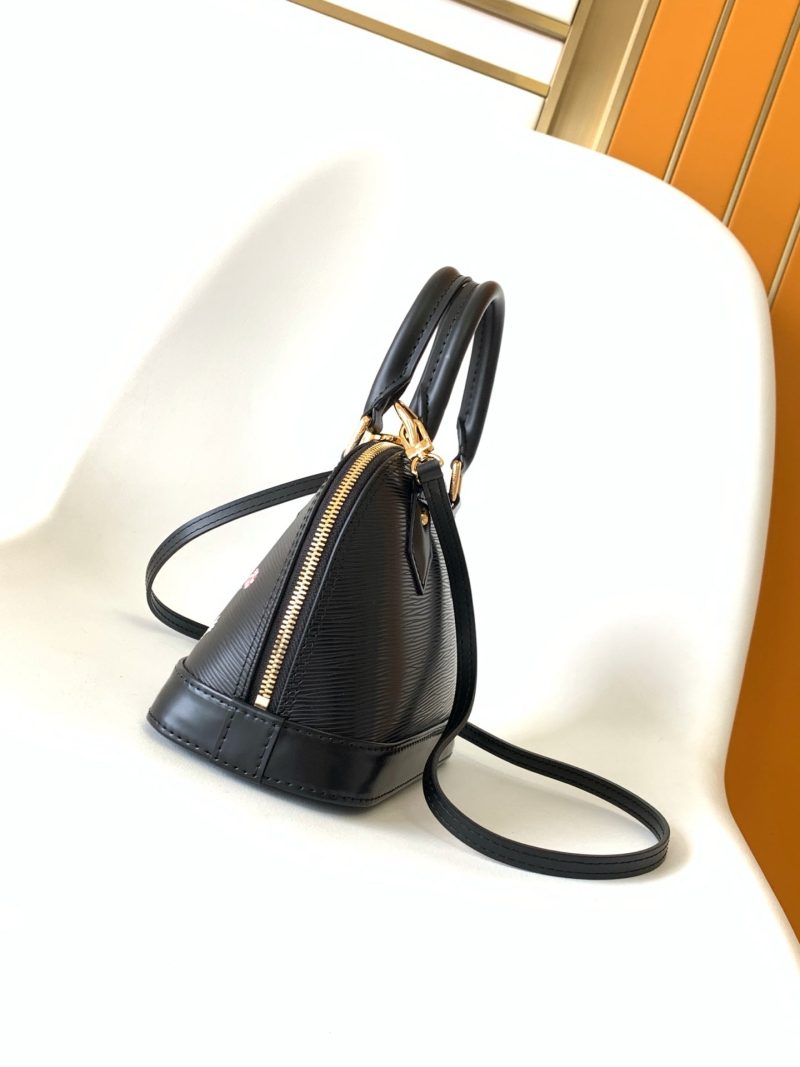 LV x TM Alma BB M13670 Handbag 23.5cm Black Epi Grained Cowhide