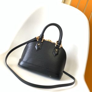 LV x TM Alma BB M13670 Handbag 23.5cm Black Epi Grained Cowhide