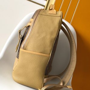 LV Outdoor Backpack Khaki Monogram Canvas & Cowhide