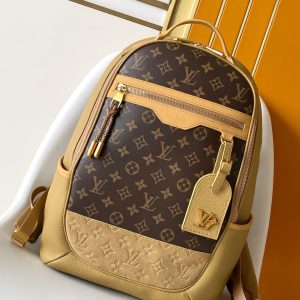 LV Outdoor Backpack Khaki Monogram Canvas & Cowhide