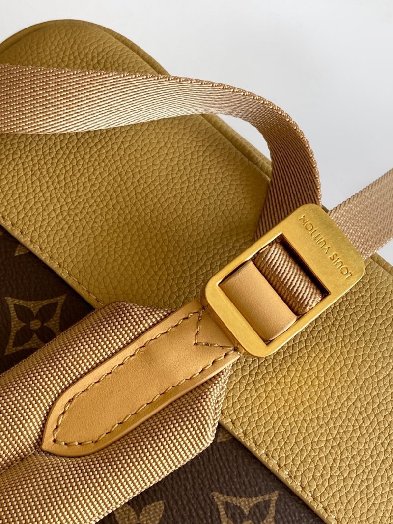 LV Outdoor Backpack Khaki Monogram Canvas & Cowhide