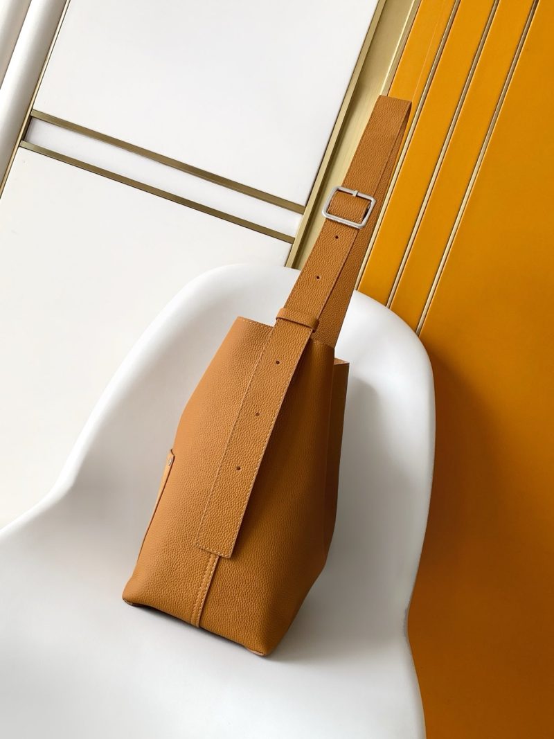 LV Verso Hobo Brown Calfskin Suede